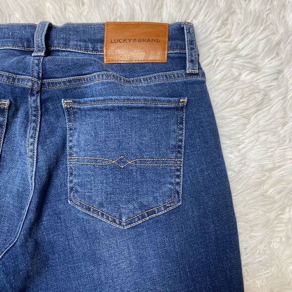 Lucky Brand Jeans Womens 4 / 27 Flare Sweet Mid Rise Whiskers Bootcut Wide Y2K 9 - Picture 7 of 12